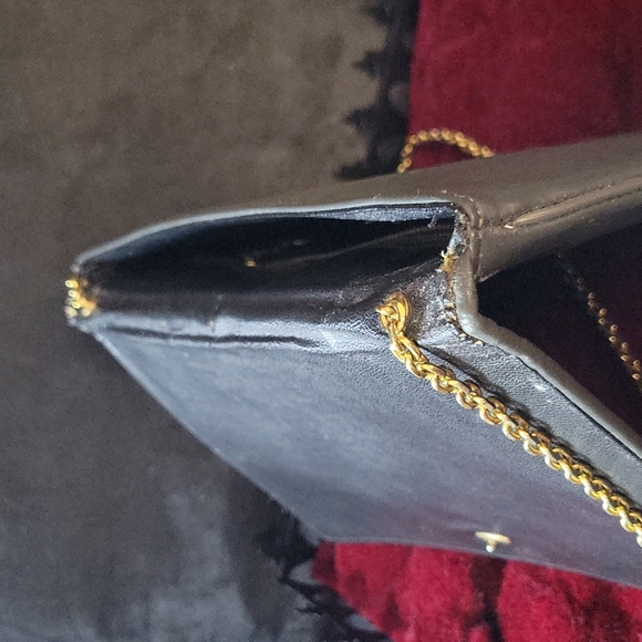 1970's vintage clutch bag with straps. Classy chic, fashion,party, travel, women - Picture 8 of 14